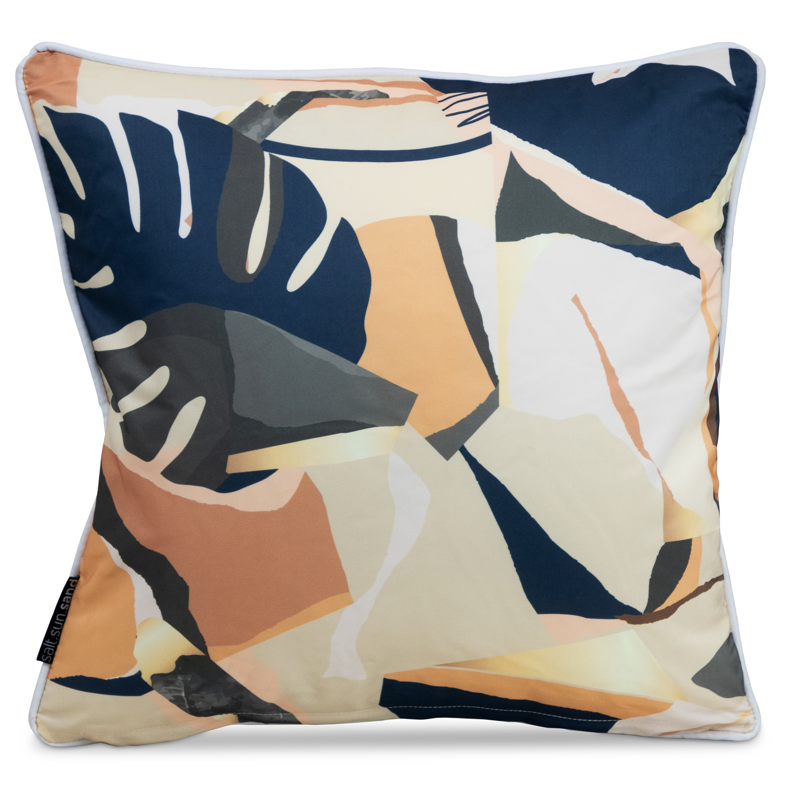 Bondi Panorama - 45 x 45 cm Piped Outdoor Cushion