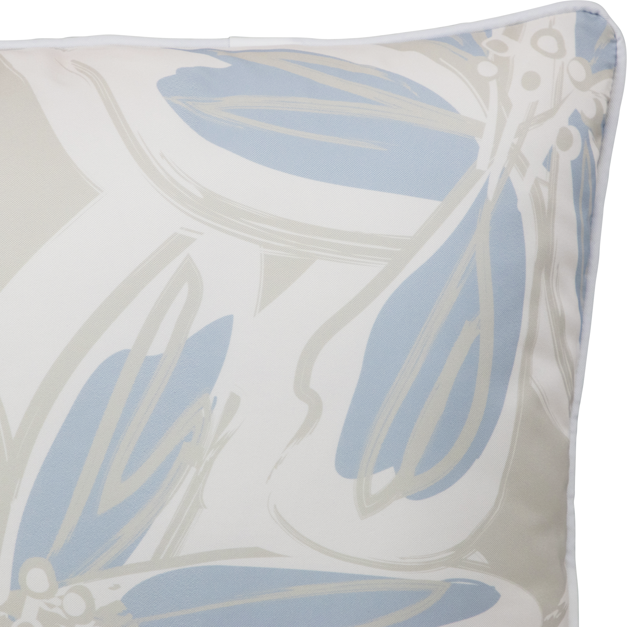 Bondi Tropic Whisper - 45 x 45 cm Piped Outdoor Cushion