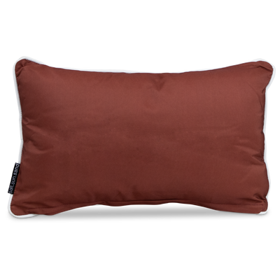 Bondi Deep Crimson - 30 x 48 cm Piped Outdoor Cushion