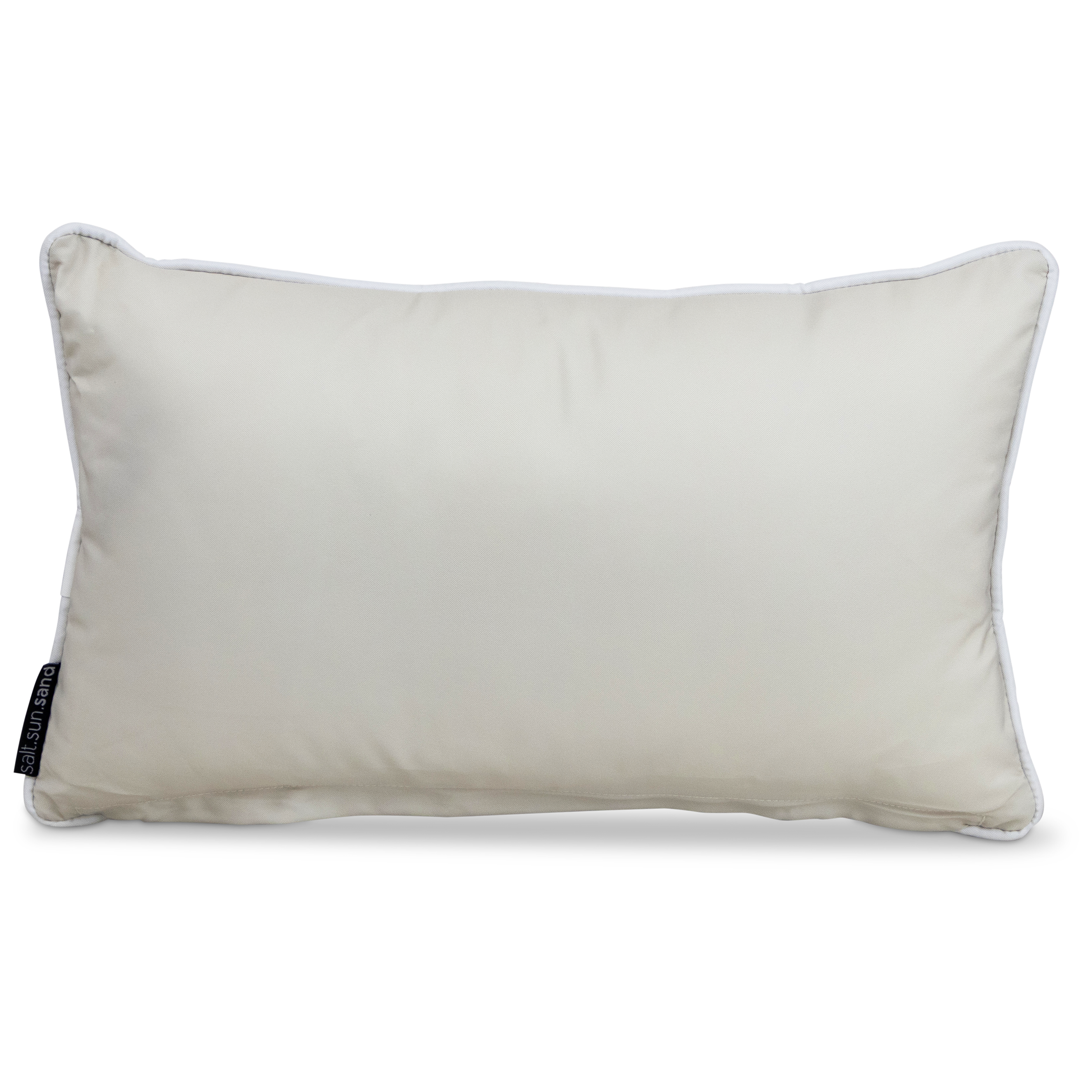 Bondi Almond Milk - 30 x 48 cm Piped Outdoor Cushion