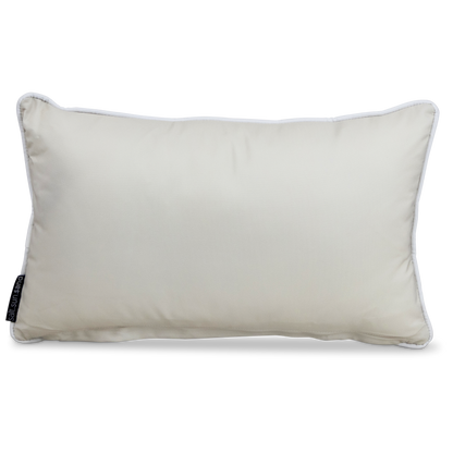 Bondi Almond Milk - 30 x 48 cm Piped Outdoor Cushion