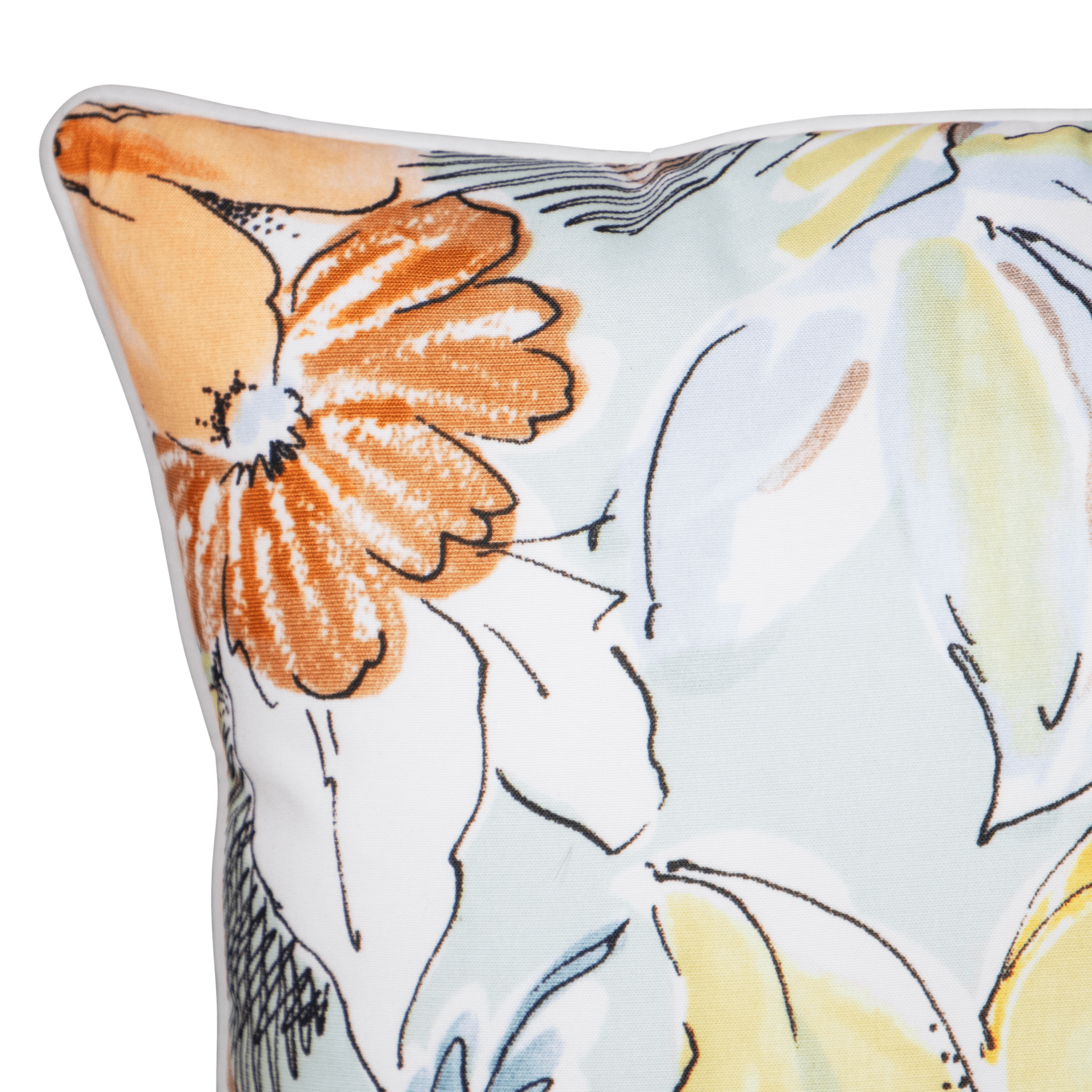 Bondi Eden - 45 x 45 cm Piped Cushion
