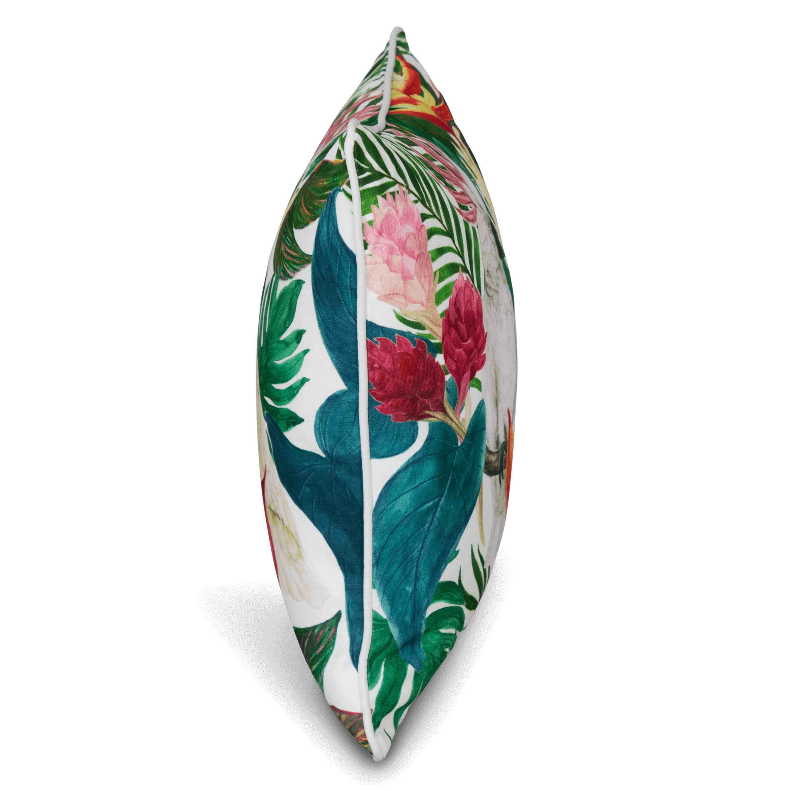 Bondi Cockatwo - 45 x 45 cm Piped Cushion