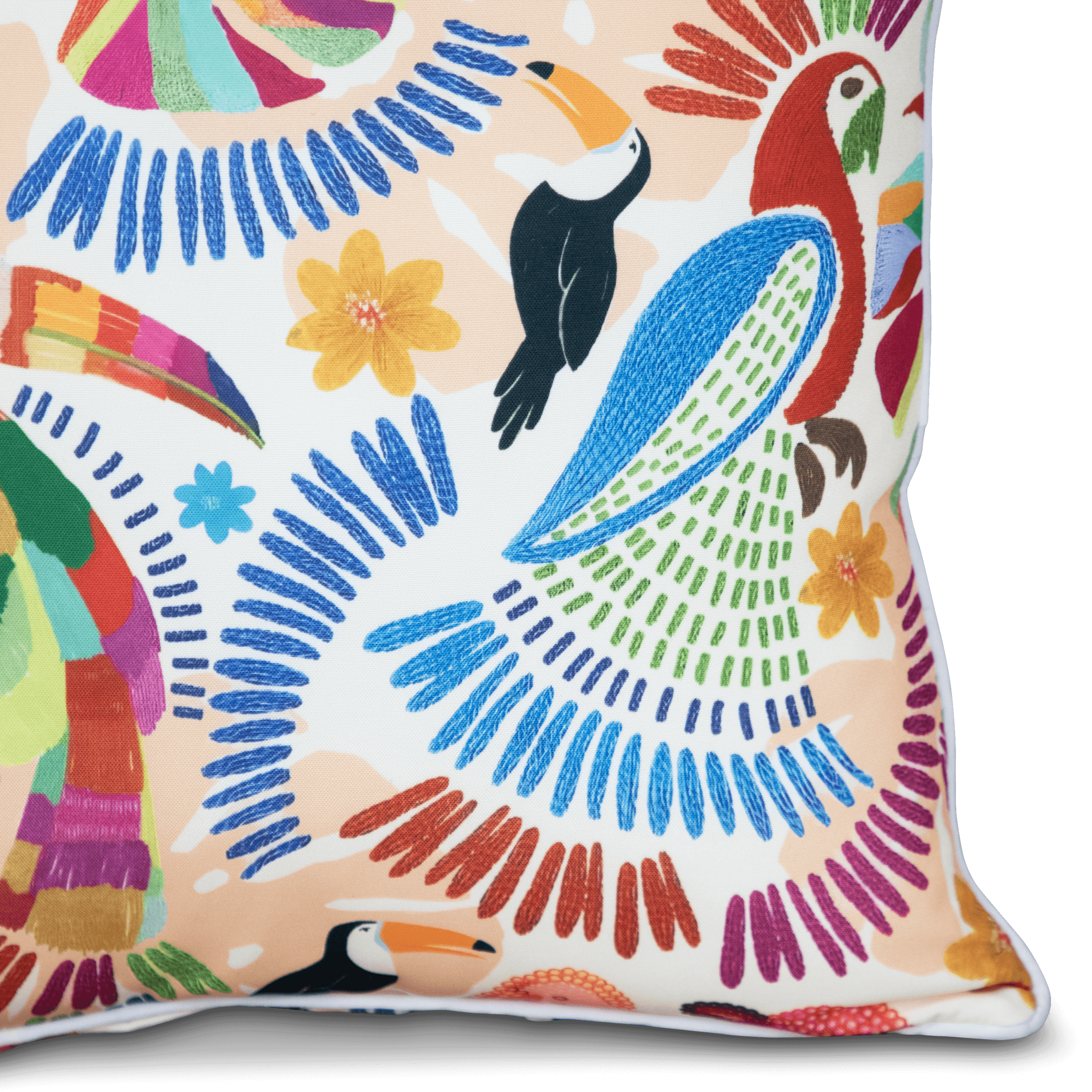 Bondi Soar Above - 45 x 45 cm Piped Cushion