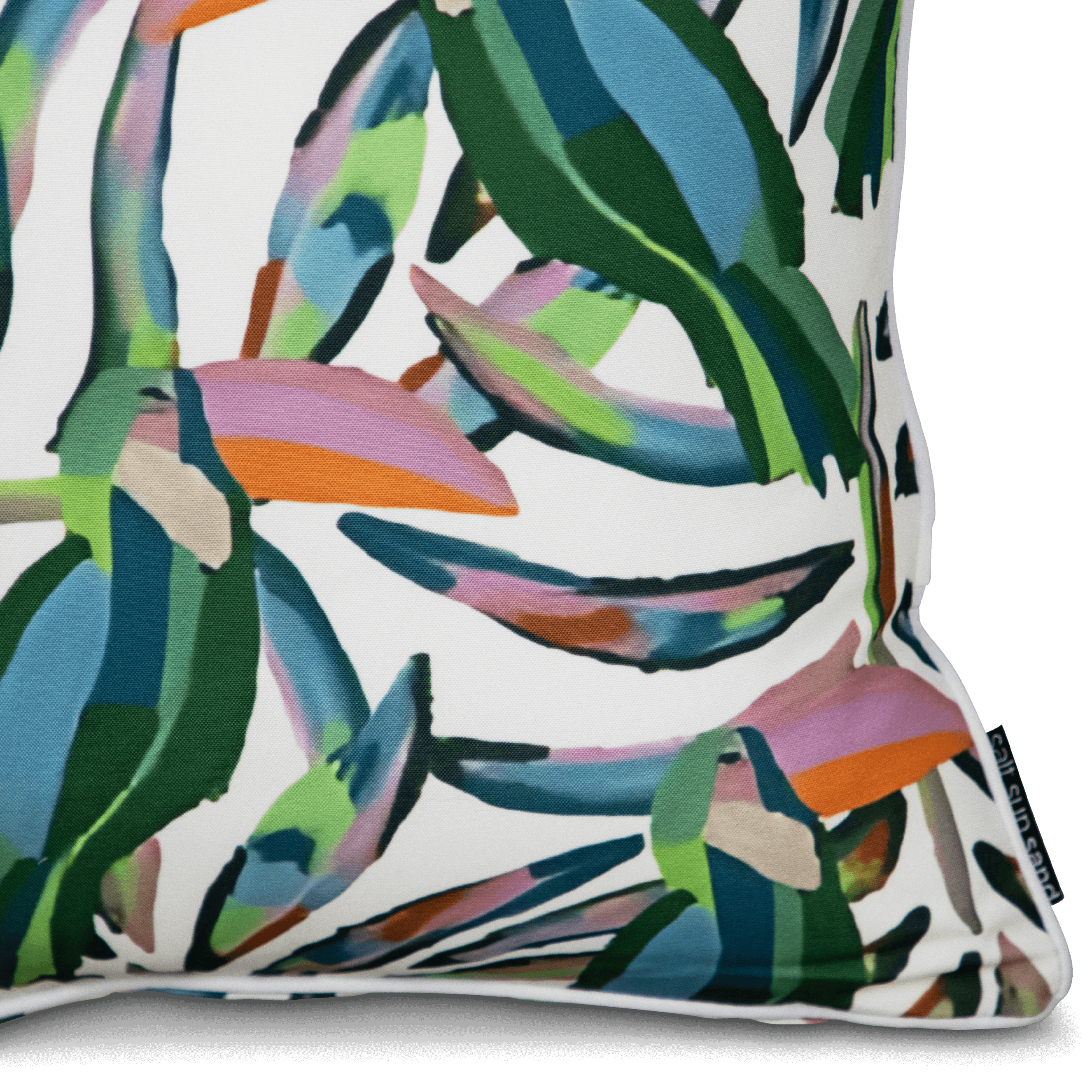 Bondi Two Can Play - 45 x 45 cm Piped Cushion