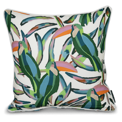 Bondi Two Can Play - 45 x 45 cm Piped Cushion