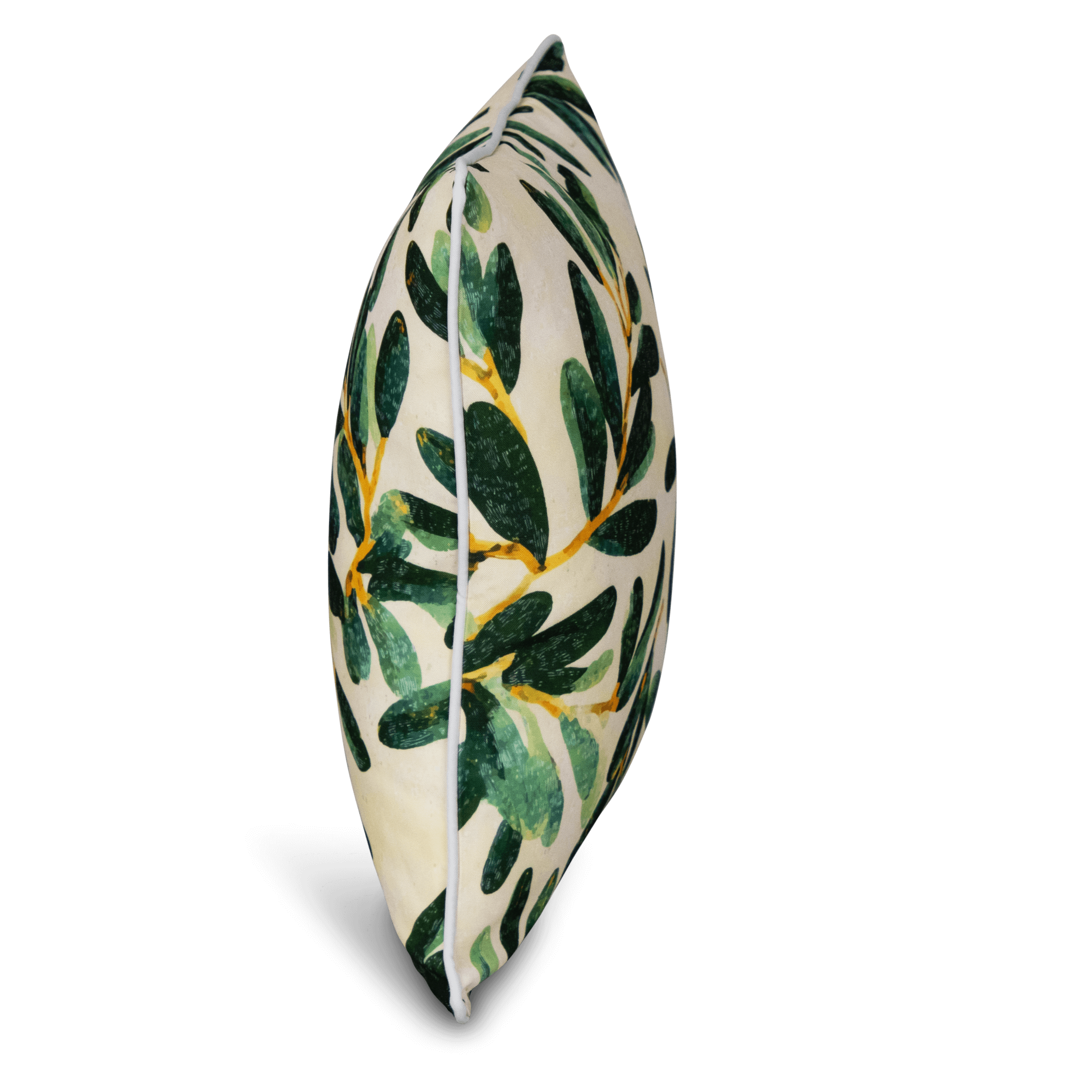 Bondi Olive Garden - 45 x 45 cm Piped Cushion