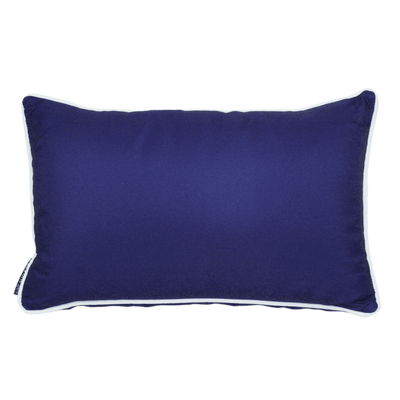 Bondi Navy - 30 x 48 cm Piped Outdoor Cushion (ETA Late June 26)