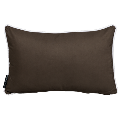 Bondi Chocolate - 30 x 48 cm Piped Cushion