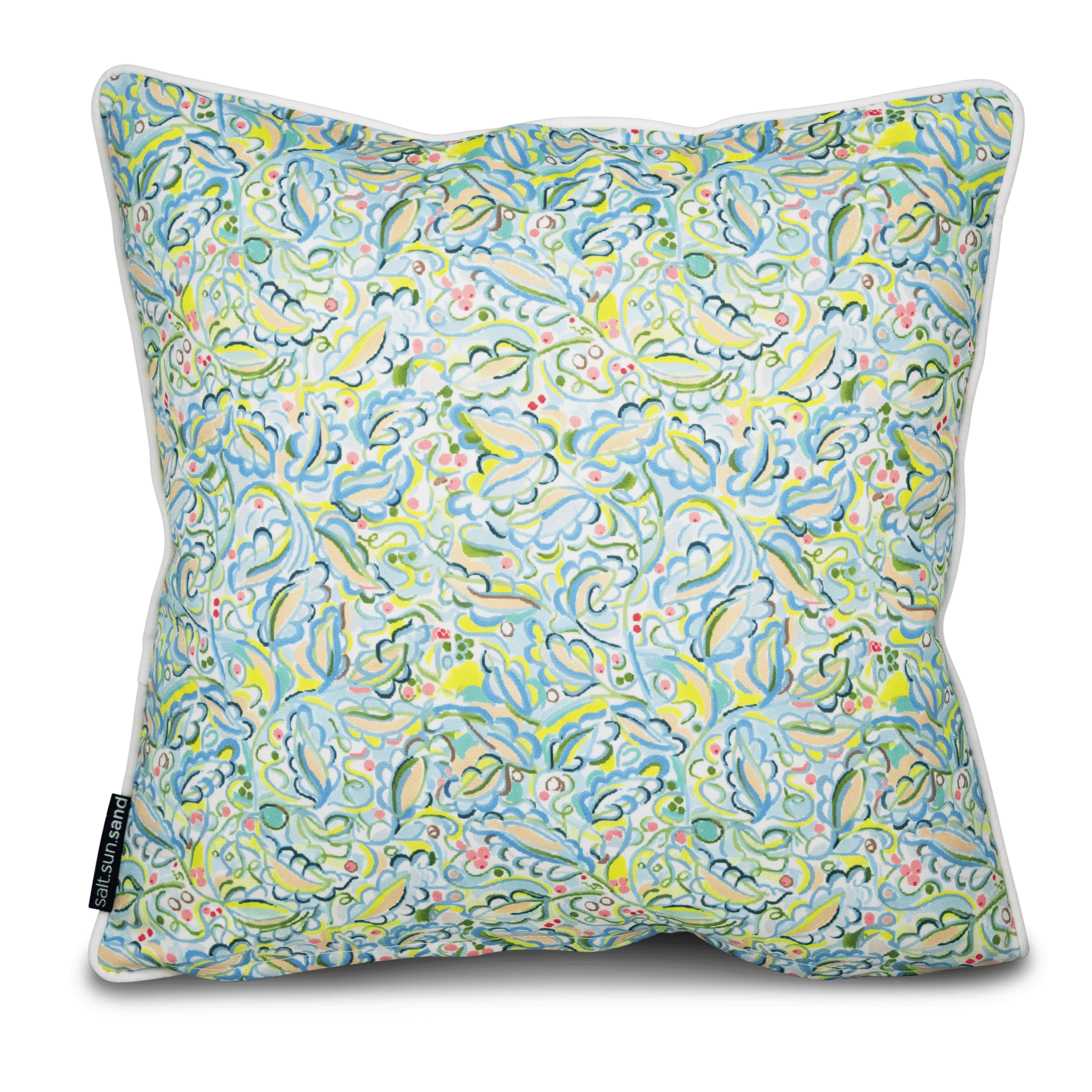 Bondi Coastal Confetti - 45 x 45 cm Piped Cushion