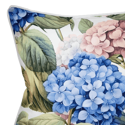Bondi Hydrangea Bloom - 45 x 45 cm Piped Cushion