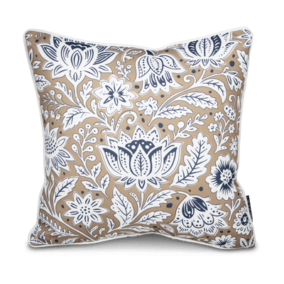 Bondi Sandy Bloom- 45 x 45 cm Piped Cushion