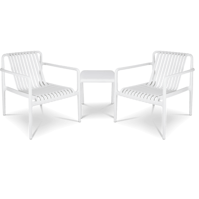 Carlisle 3 Piece Set in PP in White