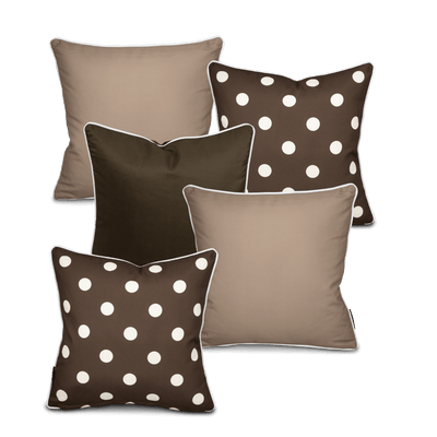Bondi Stylist Selection - Choc Polka 5pc