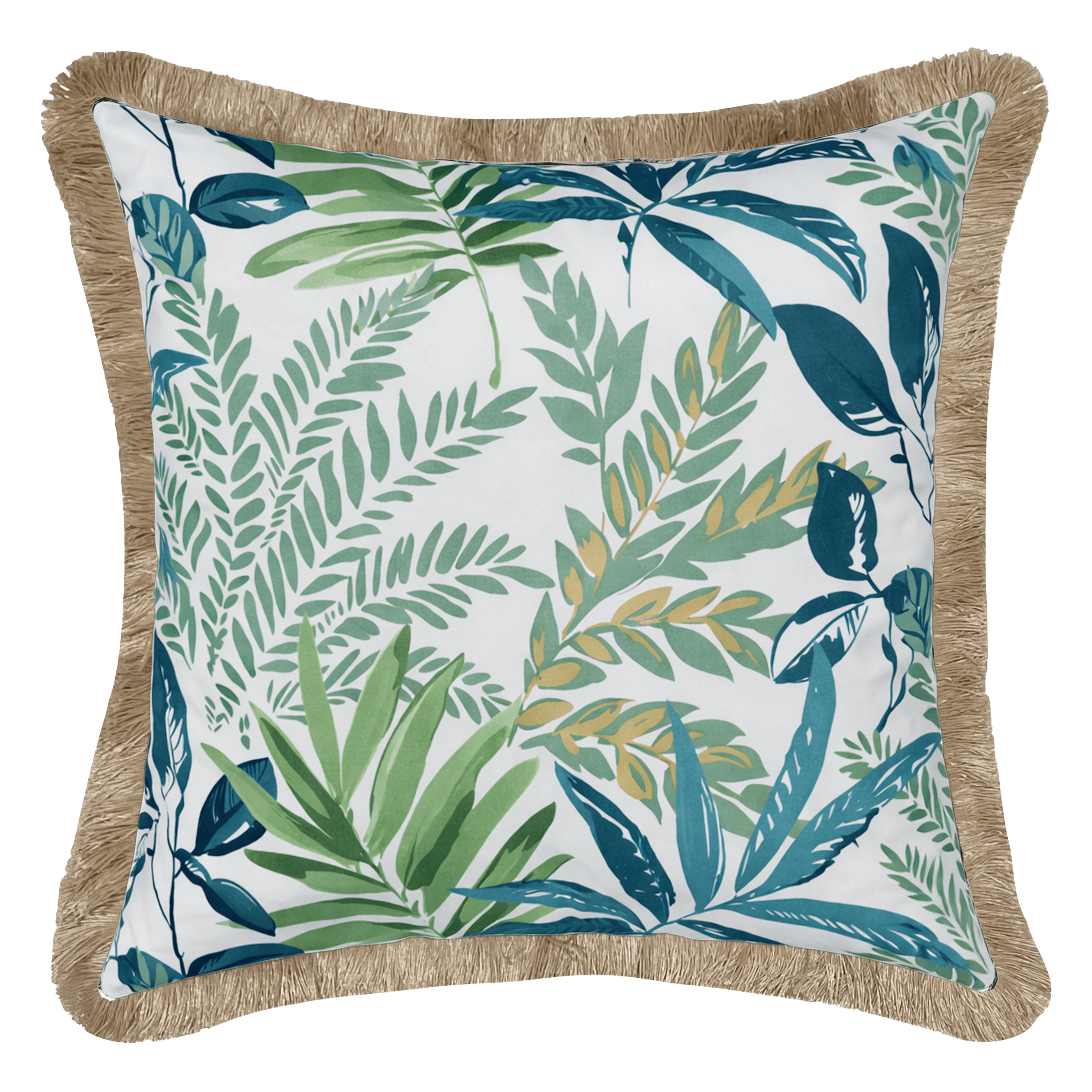 Tahiti Outdoor Cushions Stylist Selection - Evergreen with Sage 5pc (ETA Late May 26)