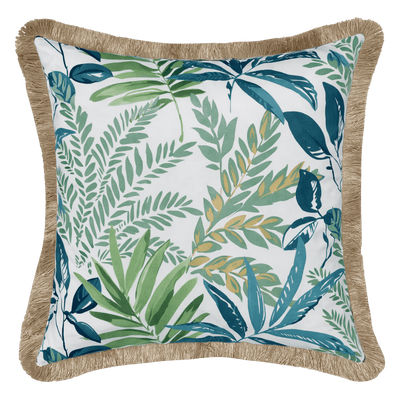 Tahiti Outdoor Cushions Stylist Selection - Evergreen with Navy 5pc (ETA Late May 26)