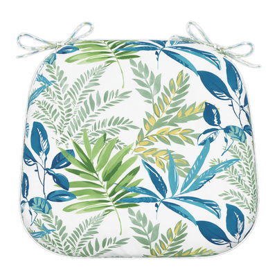 Tahiti Evergreen Rounded Outdoor Chair Pad - 40x42x5cm (ETA Late May 26)