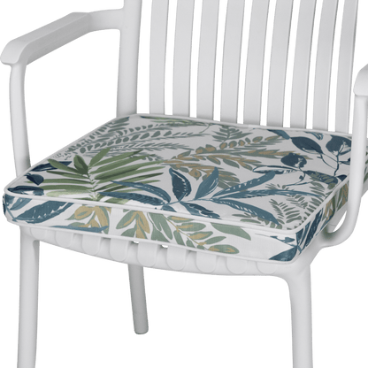 Tahiti Evergreen Square Outdoor Chair Pad - 43x43x4cm
