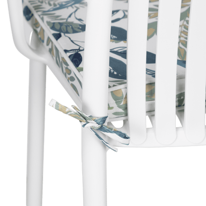 Tahiti Evergreen Square Outdoor Chair Pad - 43x43x4cm