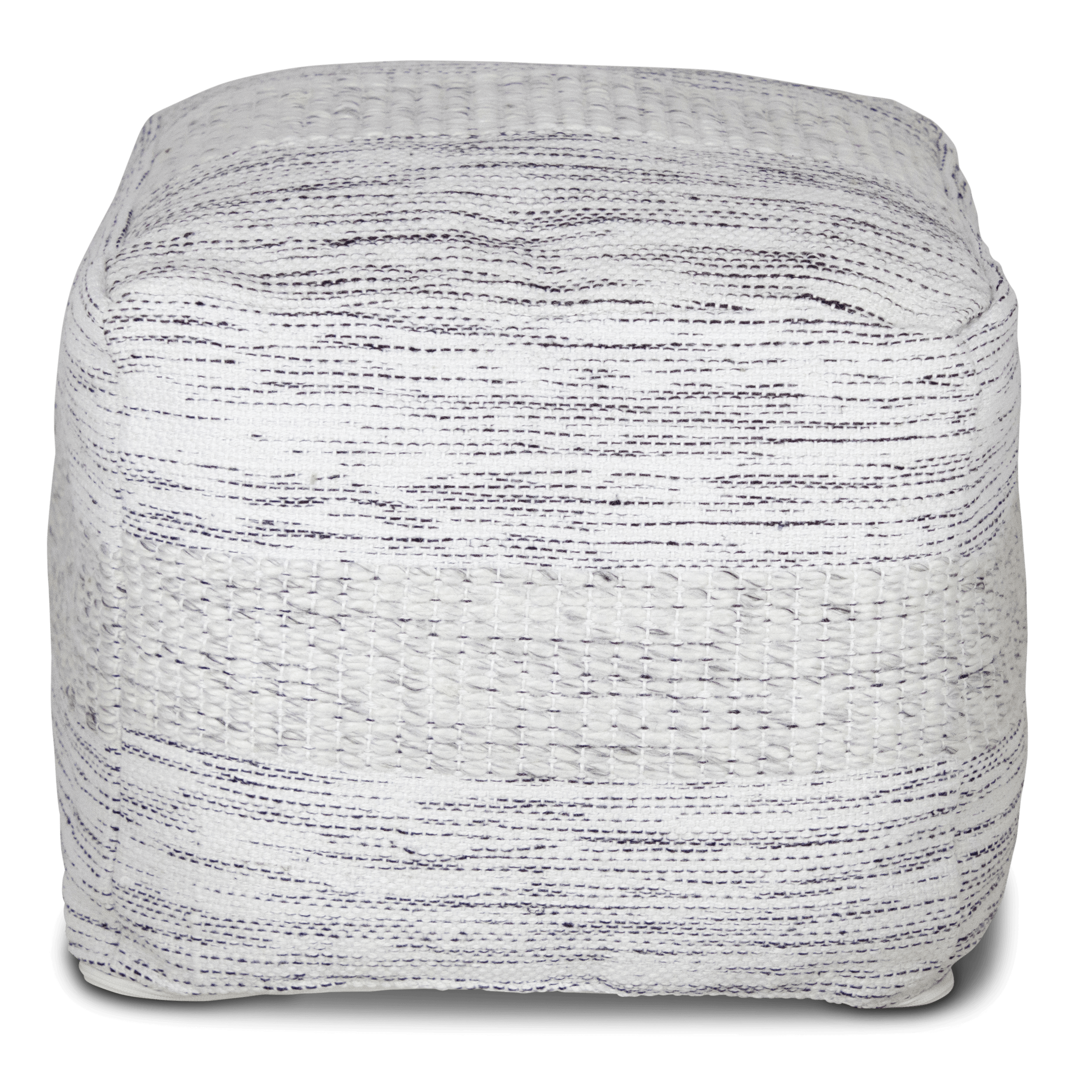 Portsea Leopold PET Yarn Ottoman - 45 x 45 x 35 cm