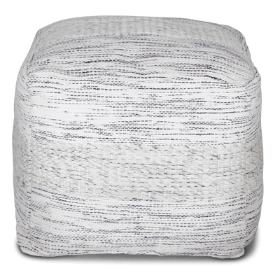 Portsea Leopold PET Yarn Ottoman - 45 x 45 x 35 cm