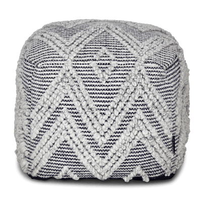 Portsea Charlemont PET Yarn Ottoman - 45 x 45 x 35 cm