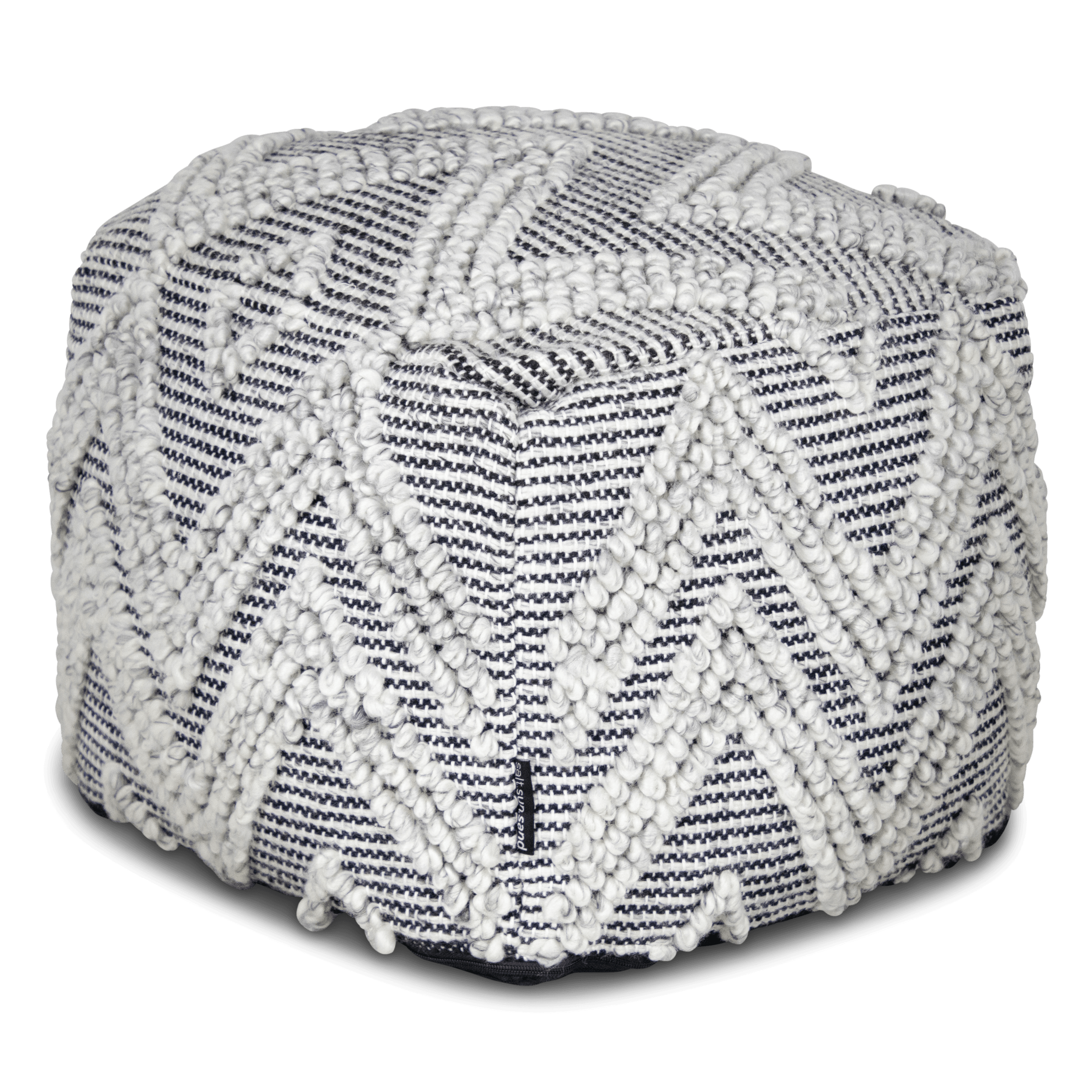 Portsea Charlemont PET Yarn Ottoman - 45 x 45 x 35 cm