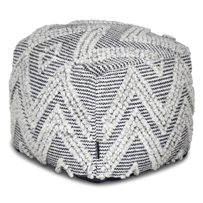 Portsea Charlemont PET Yarn Ottoman - 45 x 45 x 35 cm