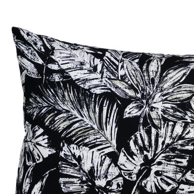 Tahiti Black Escape - 50x50cm Outdoor Cushion