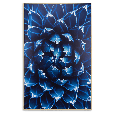 Agave - 70 x 110cm Outdoor UV Wall Art with Beech Aluminium Frame