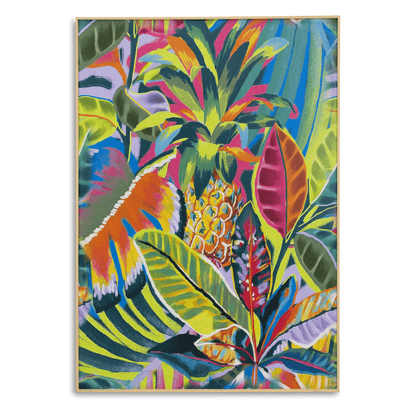 Splash Of Colour 2 - 70 x 100cm Outdoor UV Wall Art with Beech Aluminium Frame