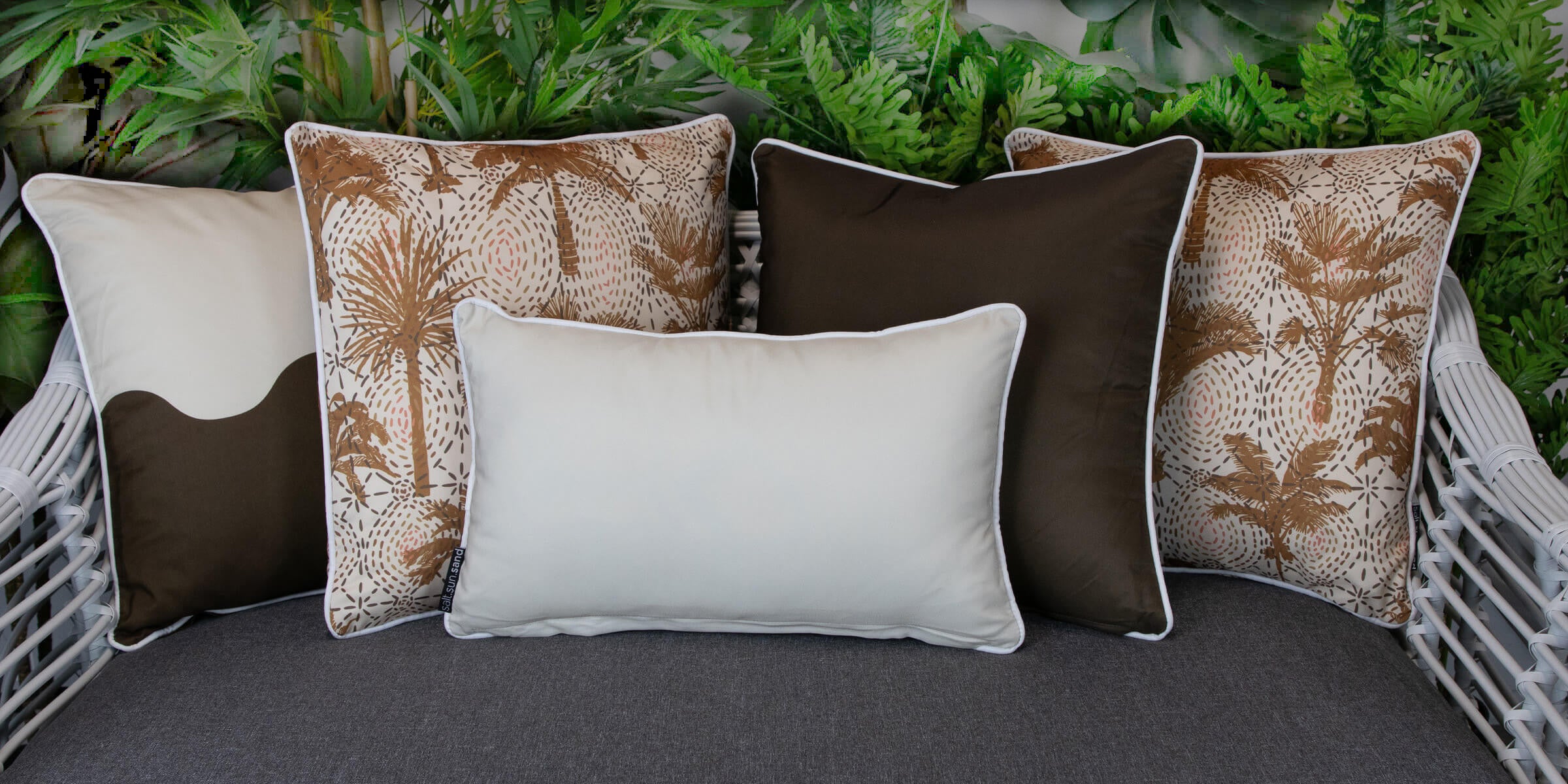 Bondi Outdoor Cushions Stylist Selection - Sea Spray