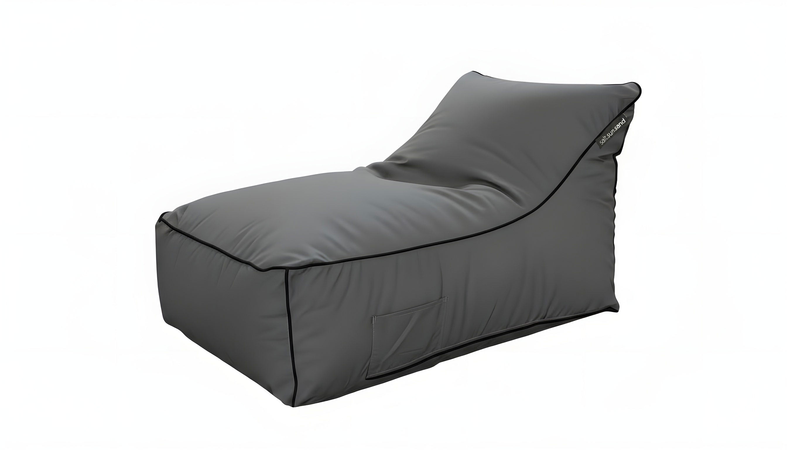 Kirra Outdoor Bean Bag Chair in Black Check