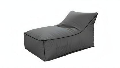 Kirra Outdoor Bean Bag Chair in Black Check