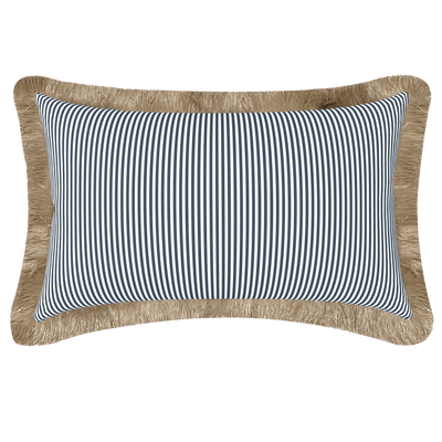 Tahiti Outdoor Cushions Stylist Selection - Marine Stripe with Navy 5pc (ETA Late May 26)