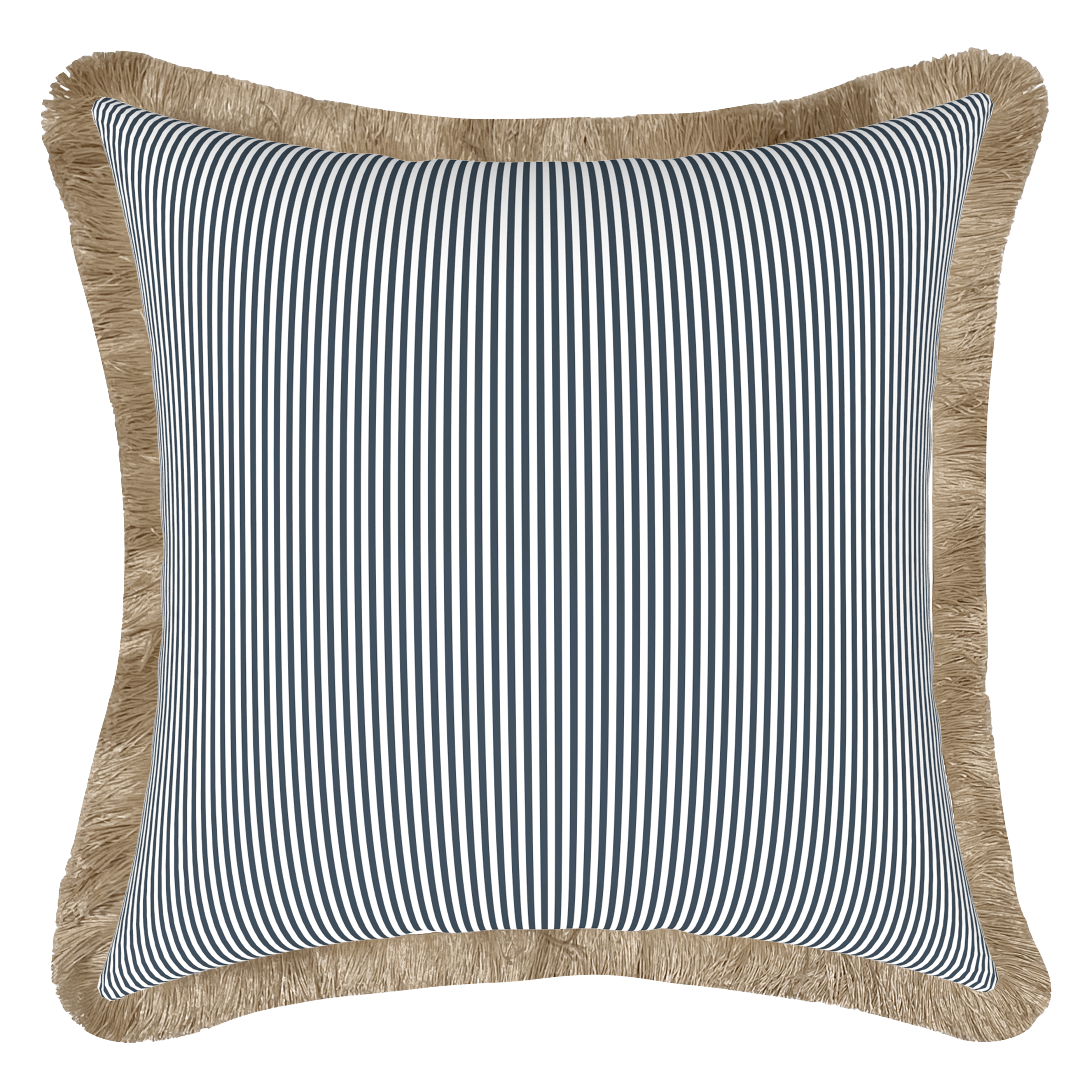 Tahiti Outdoor Cushions Stylist Selection - Marine Stripe with Navy 5pc (ETA Late May 26)