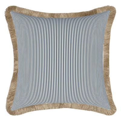Tahiti Outdoor Cushions Stylist Selection - Marine Stripe with Navy 5pc (ETA Late May 26)