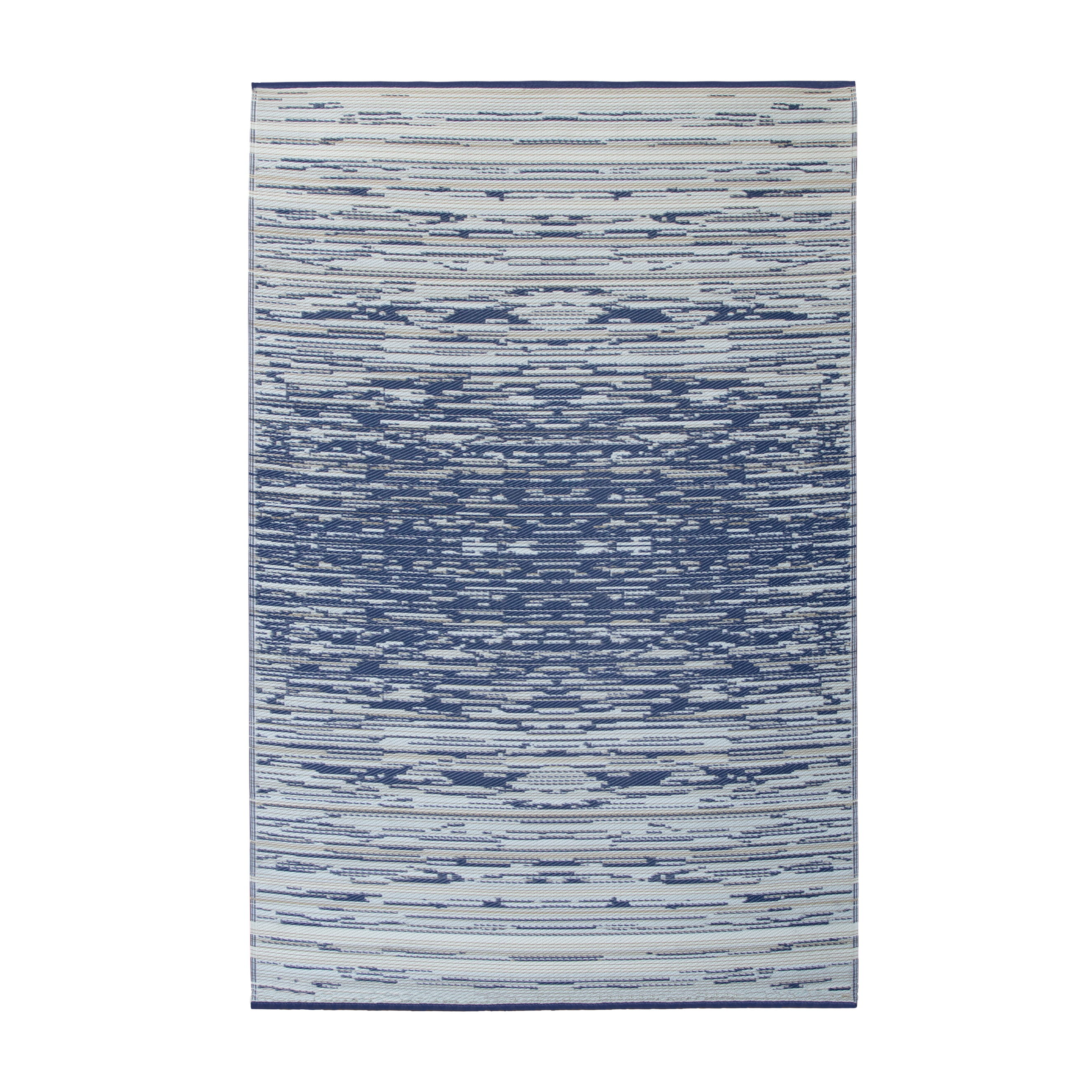 Mirage Navy Outdoor Rug in PP - 180 x 270 cm