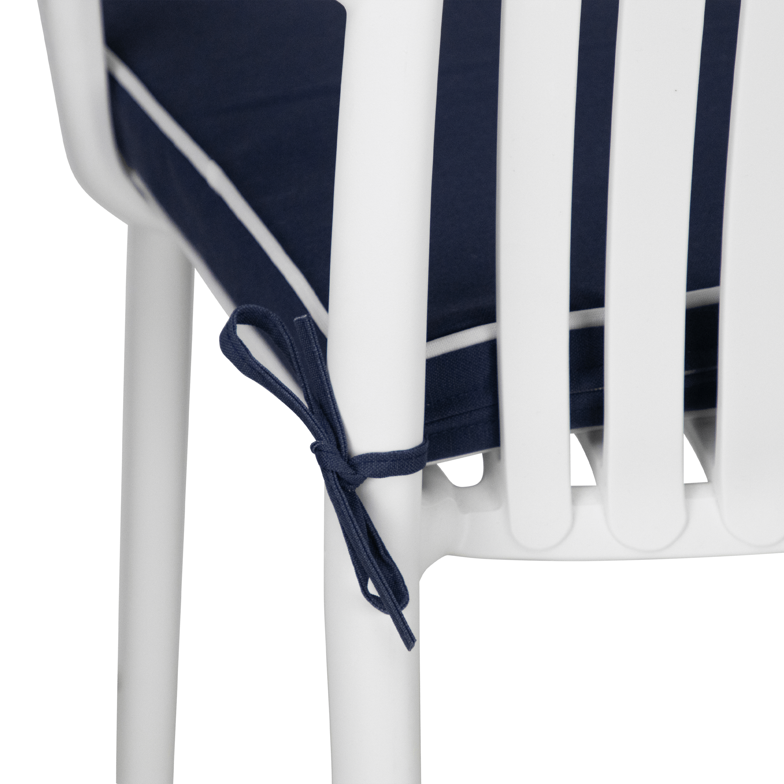 Tahiti Navy Square Outdoor Chair Pad - 43x43x4cm