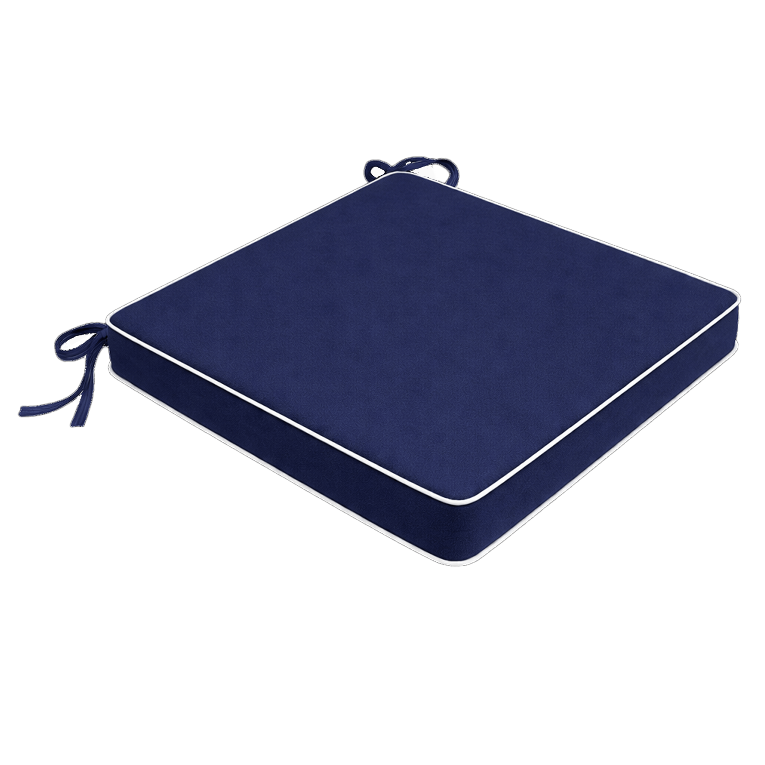 Tahiti Navy Square Outdoor Chair Pad - 43x43x4cm