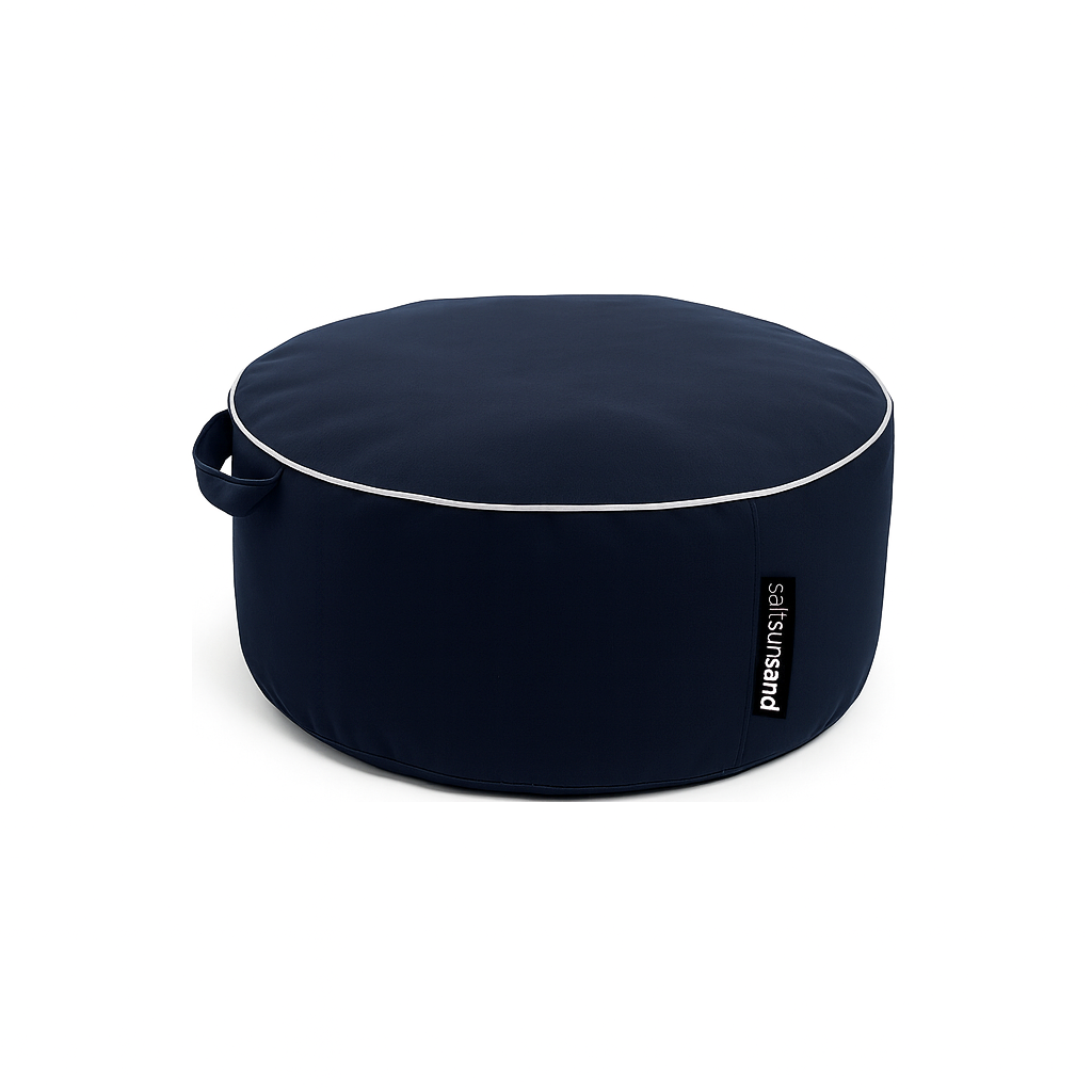 Byron Bay Outdoor Ottoman in Navy