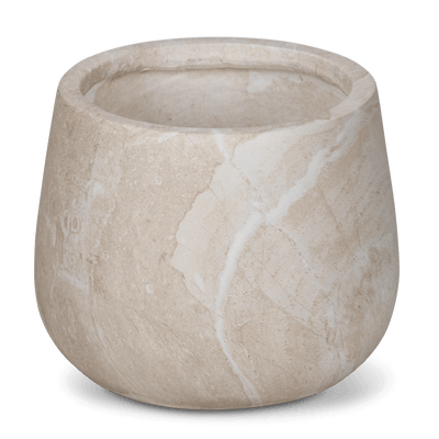 Palermo Small Pot in MGO Travertine Finish