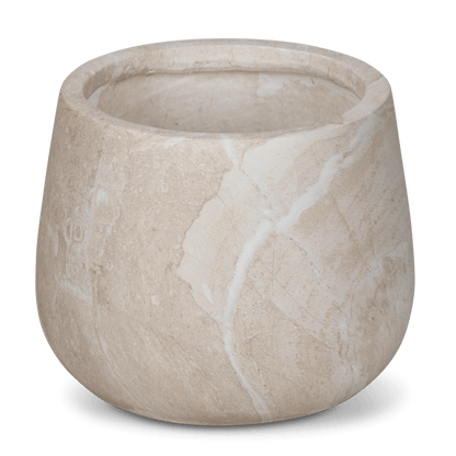 Palermo Small Pot in MGO Travertine Finish