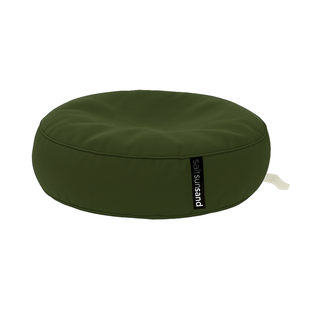 Pawesome Indoor/Outdoor Premium Round Dog Bed in Avocado