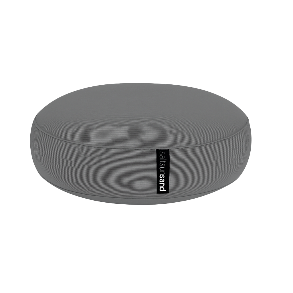 Pawesome Indoor/Outdoor Premium Round Dog Bed in Black Check