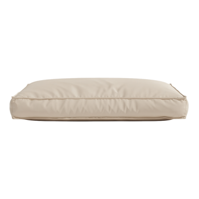Pawesome Indoor/Outdoor Premium Rectangle Dog Bed in Tweed Beige