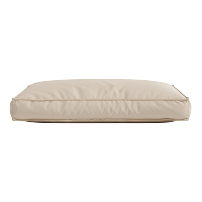 Pawesome Indoor/Outdoor Premium Rectangle Dog Bed in Tweed Beige