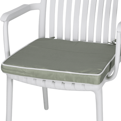 Tahiti Sage Square Outdoor Chair Pad - 43x43x4cm (ETA Late May 26)