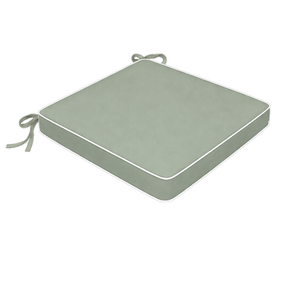 Tahiti Sage Square Outdoor Chair Pad - 43x43x4cm (ETA Late May 26)