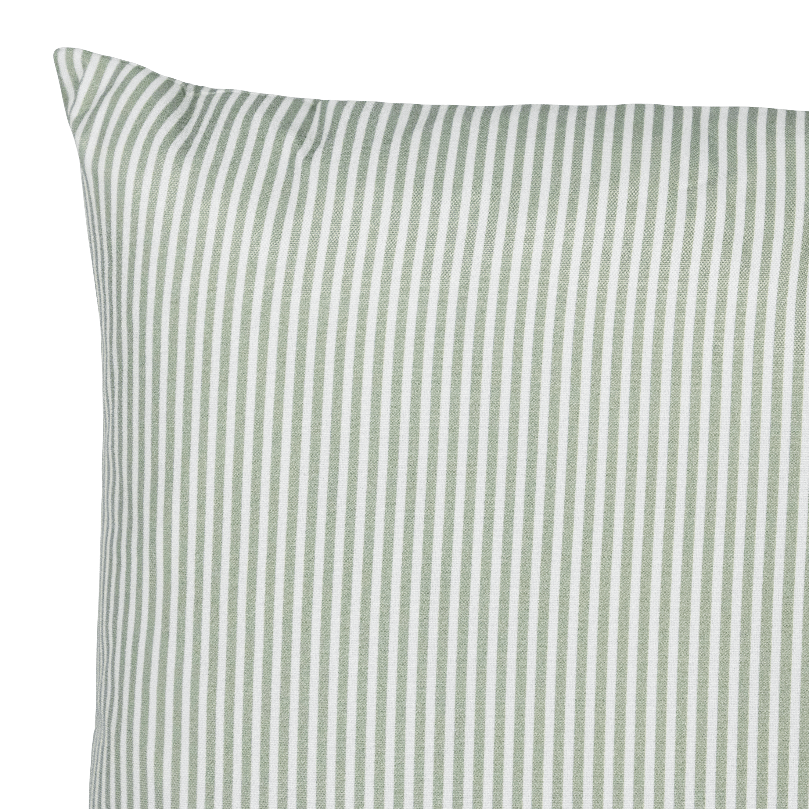 Tahiti Sage Stripe - 50x50cm Outdoor Cushion (ETA Late May 26)